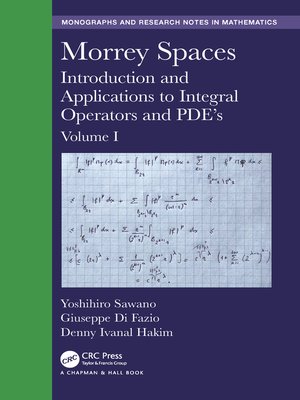 cover image of Morrey Spaces